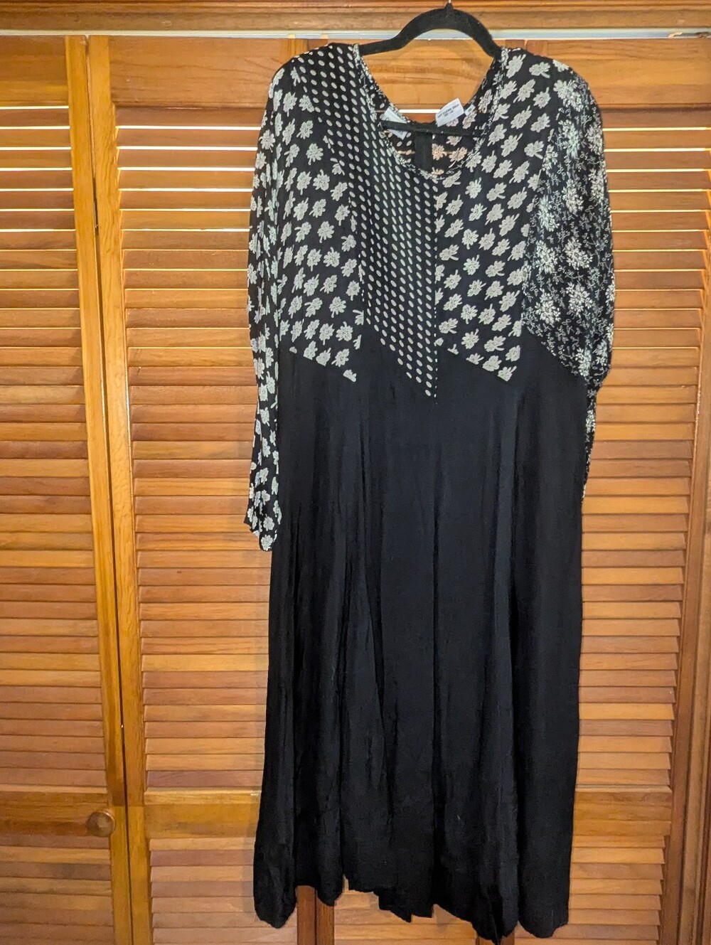 Vintage Style works 90s 2000s Whimsigoth Floral Flowy Dress Size 16